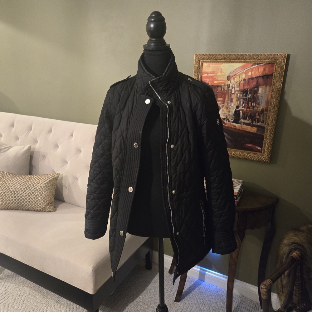 Michael Kors Black Quilted Jacket